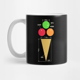 Technical Drawing Ice Cream Mug